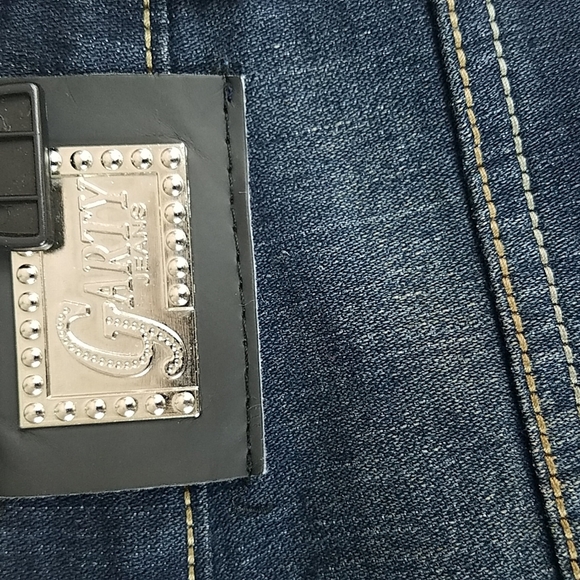 Garty, 0211, Blue Jeans, with embellishments on back pockets, Sz 20 - Picture 10 of 12
